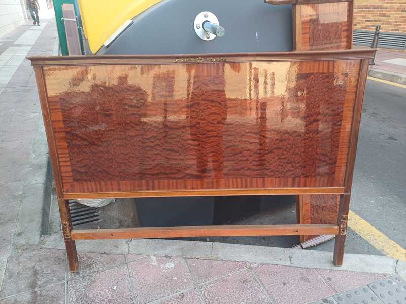 CAbecero y pie de cama estilo vintage LEER DESCRIPCION