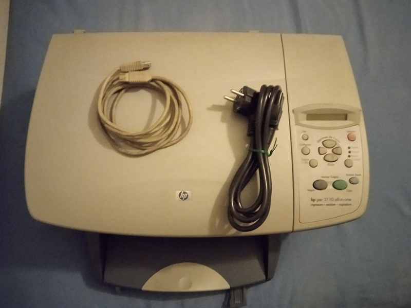 Impresora HP PSC2110 All-In-One, se enciende pero da error de papel