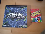 Cluedo Conspiración y UNO