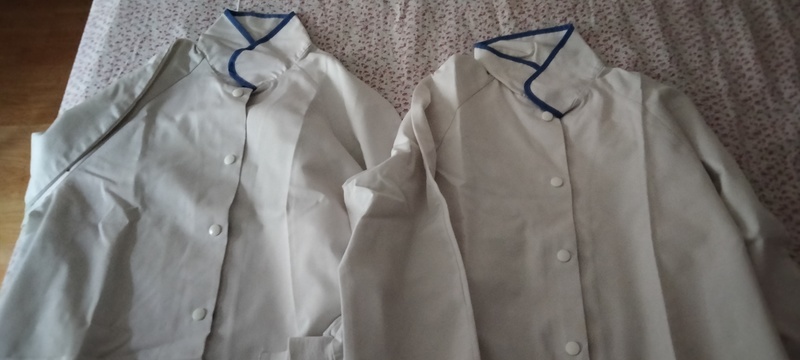 chaquetas manga larga uniforme residencia u hospital..talla S(M 