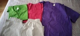 uniformes de bonitos colores para trabajo en residencia , hospital o similar son talla S/M