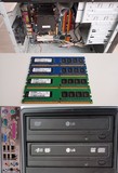 Pack PC Vintage – Placa, micro, RAM y unidades ópticas