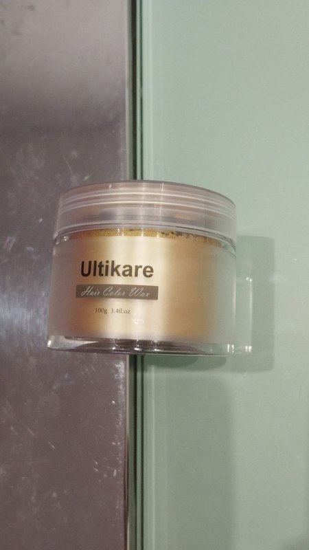 Cera dorada para cabello para fiestas, disfraces (poco usada)