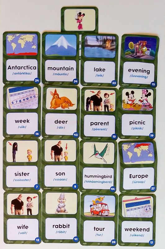 Cartas de Disney English