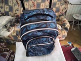 MOCHILA AZUL CON CARRO 