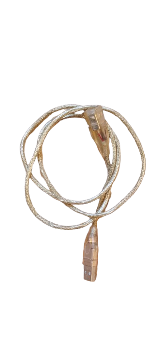 🔌 Cable USB A a USB B (transparente trenzado)