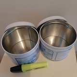 Latas redondas de dulces