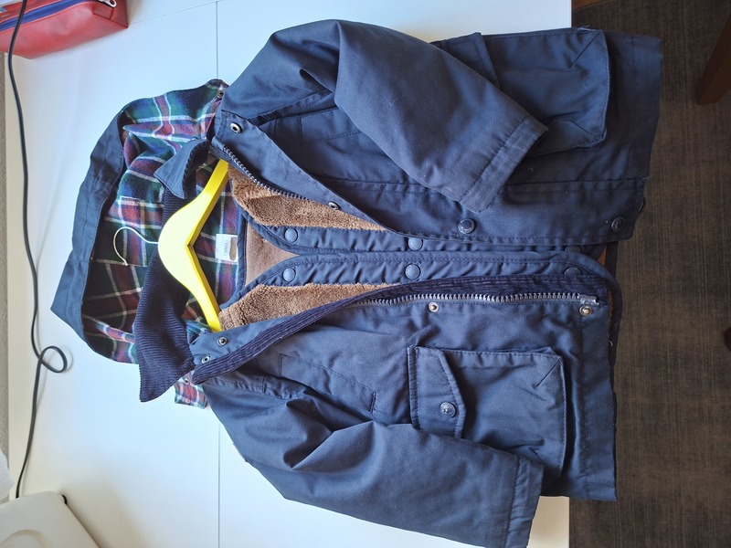 Abrigo niño 5_6 años xon borrego dentro