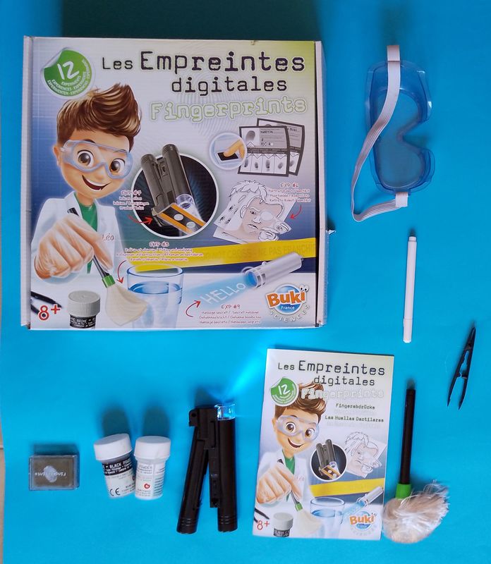 Juego de huellas digitales 