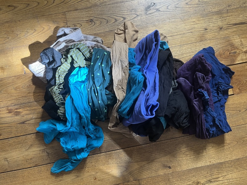 Un montón de leotardos y medias