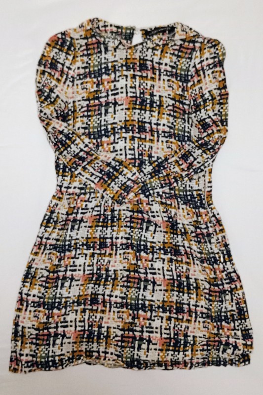 Vestido estampado Zara Woman (Talla M)