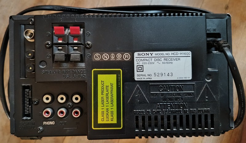 Amplificador Sony que me dejó de funcionar para algún manitas