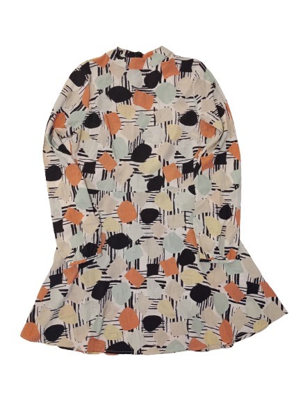 Vestido estampado BLANCO, talla M