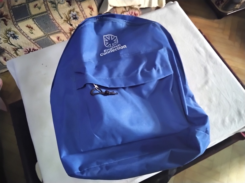 MOCHILA PEQUEÑA AZUL 