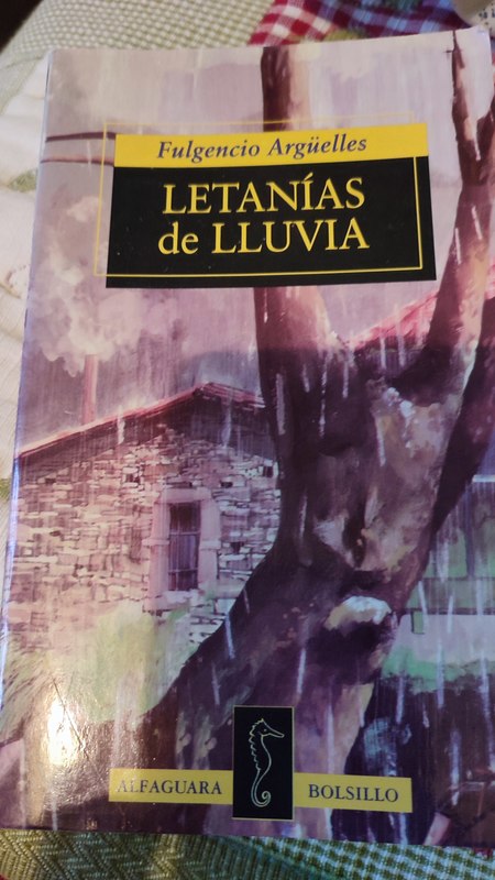Libro "letanías de lluvia"