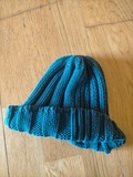 Gorro niño/a azul oscuro algodon