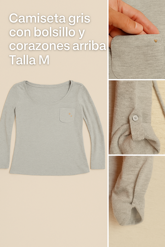 Camiseta gris