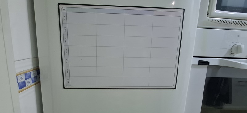 Horario iman para nevera