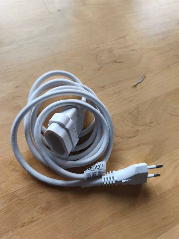 alargador de 2 metros, para que llegues bien