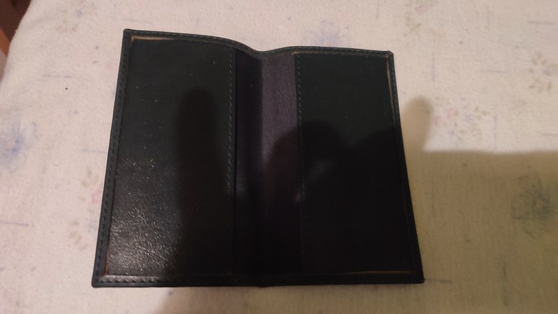 Porta documentos verde