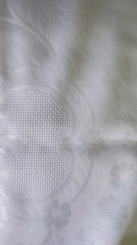 Mantel blanco 190x180