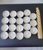 VELAS (19 planas y 1 de mesa)