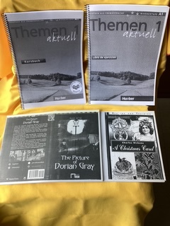 Novelas en Inglés + Método Idioma Alemán (libro texto y ejercicios)