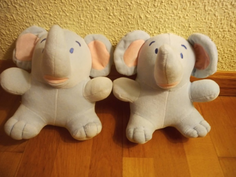 Peluches elefantes 