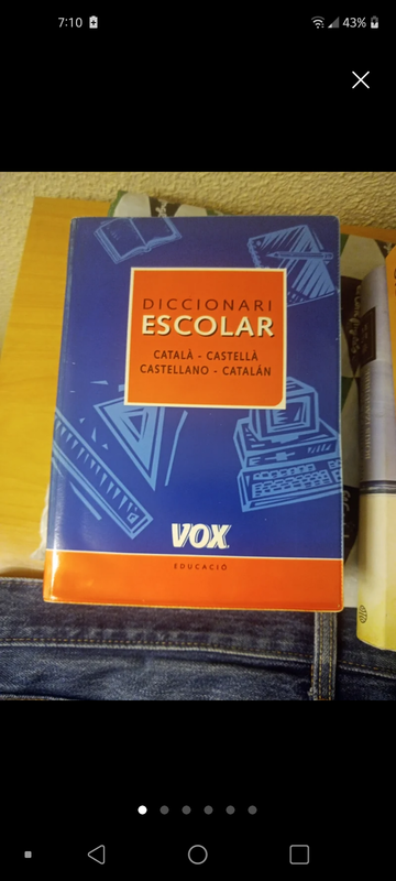 Regalo diccionario catalán castellano 