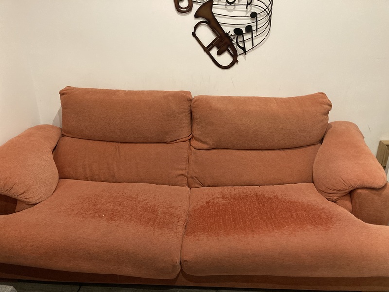 Regalo sofá naranja