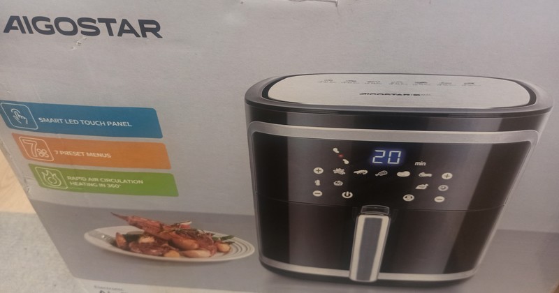 Freidora de Aire (Air Fryer) Aigostar 7 l.