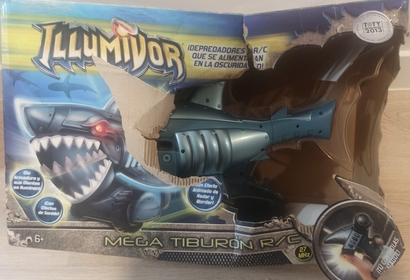 Juguete Tiburon Radiocontrol Roto
