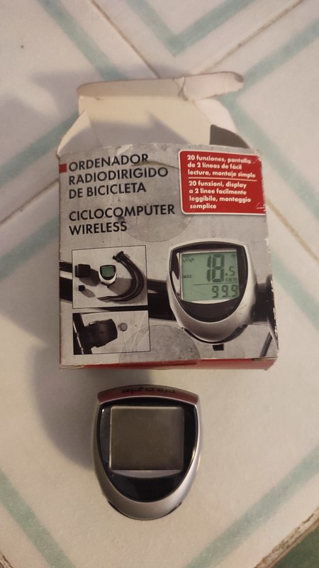 Ordenador radio dirigido para bicicletas 