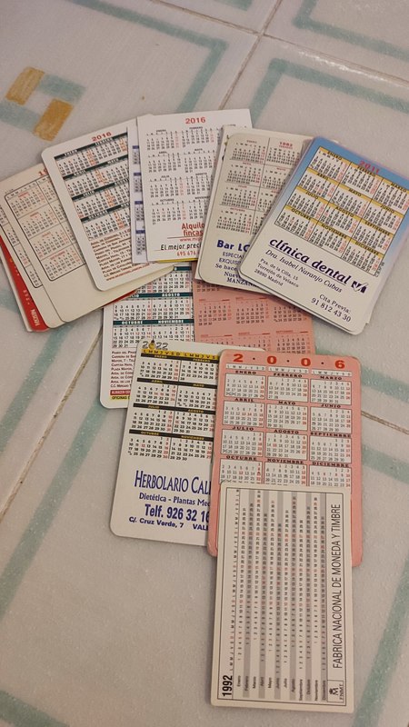 Calendarios 
