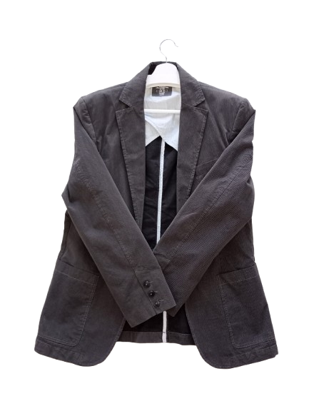 Americana de pana gris oscuro H&M L.O.G.G. - Talla M