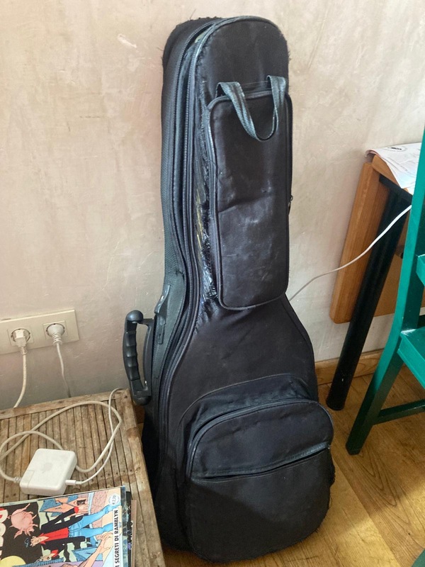 Funda semirrigida de guitarra