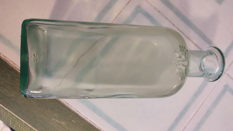 Botella/ Frasca de vidrio 