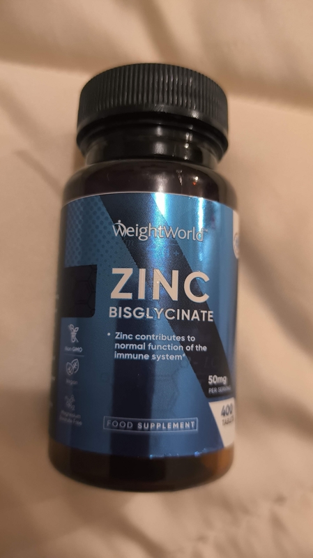 Complemento alimenticio: Zinc 