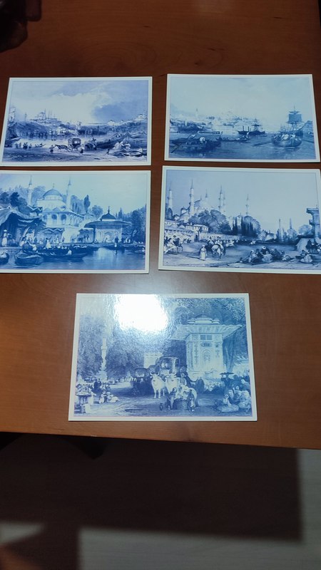 Laminas/postales de Estambul 