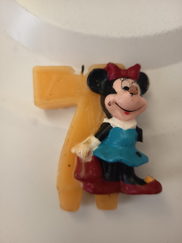 Vela 7 años Minnie