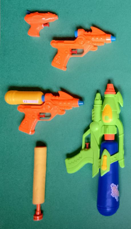 Pistolas de agua