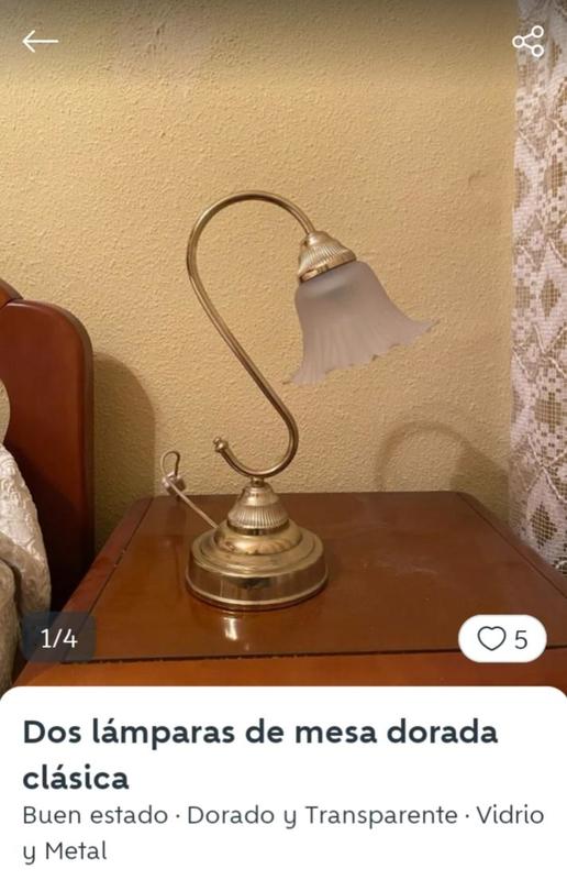 2 lamparita de noche