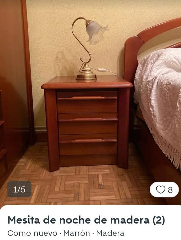 2 Mesitas de dormitorio