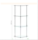 estanteria expositor cristal