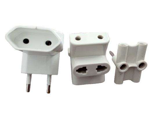 Ladrones de enchufe triple 2 pines (lote 3)