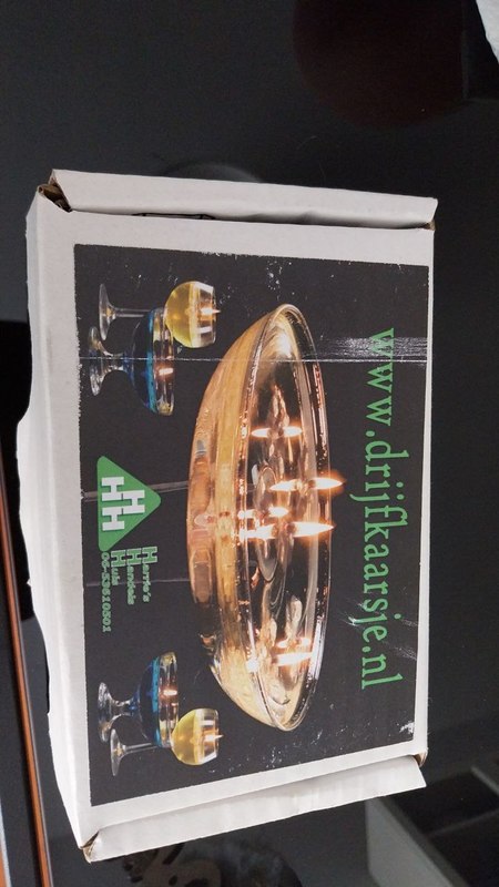 Regalo decoración de vela