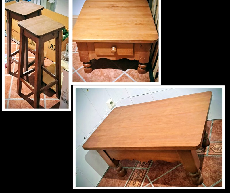 Muebles auxiliares (madera maciza)