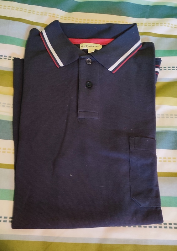 Polo azul marino. Talla g