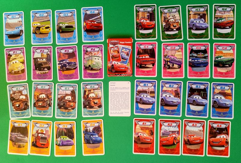 Juego de las familias de Cars