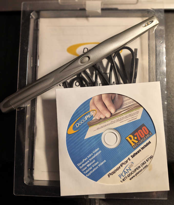 Scanner manual DOCUPEN